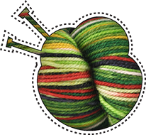 Ready to Ship - I Carried a Watermelon - Self Striping Yarn